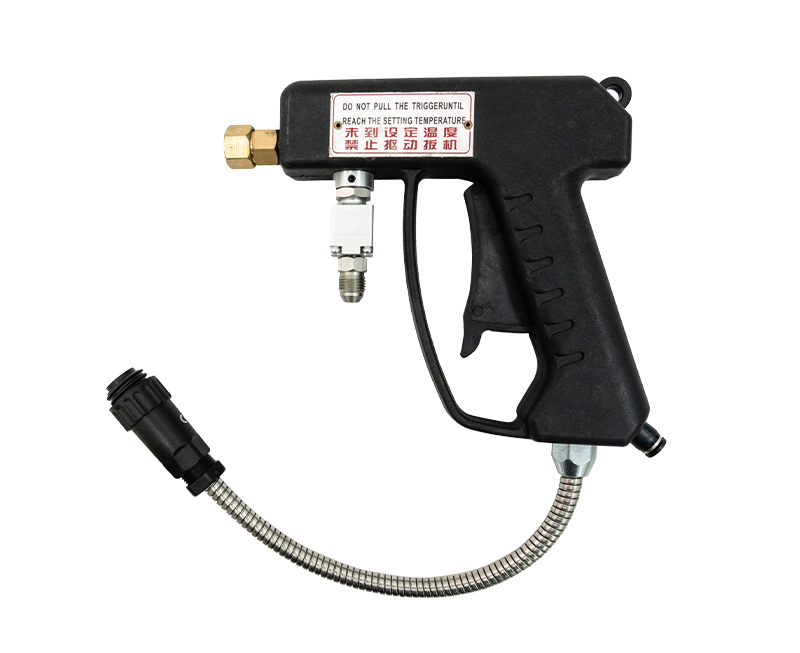 Manual spiral gun